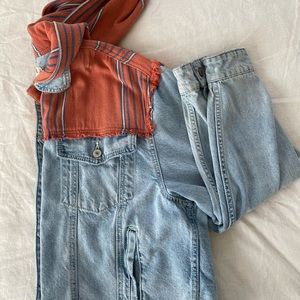 Free People Baja Denim Jacket Size Small